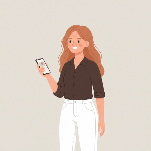 Portrait illustré de Diane Michel, chargée de communication freelance et fondatrice d’Artedia.